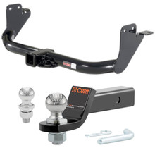 2011-2025 Mitsubishi Outlander Sport All CURT Class 3 Trailer Hitch, 2" Receiver + 2" Ball + 1-7/8" Ball Kit