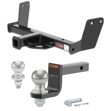 2000-2005 Volkswagen Passat 4Motion Sedan, Except W8 Class 1 Trailer Hitch, 1-1/4" Receiver + 2" Ball + 1-7/8" Ball Kit