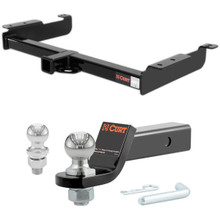 1996-2014 GMC Savana 1500 All CURT Class 4 Trailer Hitch, 2" Receiver + 2" Ball + 1-7/8" Ball Kit