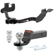 2008-2011 Mazda Tribute Excluding factory 1.25 in. receiver CURT Class 3 Hitch, 2" Receiver + 2" Ball + 1-7/8" Ball Kit