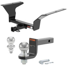 2004-2009 Honda S2000 Convertible Class 1 Trailer Hitch, 1-1/4" Receiver + 2" Ball + 1-7/8" Ball Kit