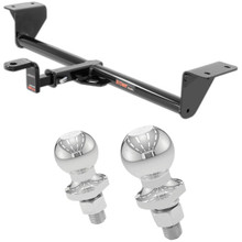 2016-2018 Honda Civic Sedan, excluding center exhaust Class 1 Trailer Hitch, 1-1/4" Ball Mount