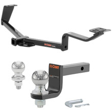 2013-2022 Acura ILX All Class 1 Trailer Hitch, 1-1/4" Receiver + 2" Ball + 1-7/8" Ball Kit