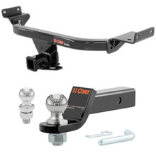 2017-2022 Kia Sportage All CURT Class 3 Trailer Hitch, 2" Receiver + 2" Ball + 1-7/8" Ball Kit