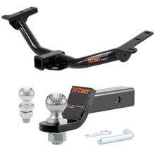 2009-2020 Dodge Journey All CURT Class 3 Trailer Hitch, 2" Receiver + 2" Ball + 1-7/8" Ball Kit