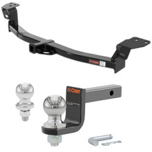 2007-2012 Lexus ES350 Sedan Class 2 Trailer Hitch, 1-1/4" Receiver + 2" Ball + 1-7/8" Ball Kit