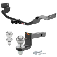 2010-2013 Kia Forte Sedan Class 1 Trailer Hitch, 1-1/4" Receiver + 2" Ball + 1-7/8" Ball Kit