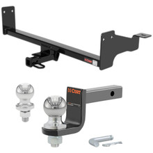 2007-2010 Chrysler Sebring Sedan Class 2 Trailer Hitch, 1-1/4" Receiver + 2" Ball + 1-7/8" Ball Kit