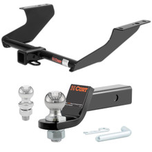 2009-2013 Subaru Forester All CURT Class 3 Trailer Hitch, 2" Receiver + 2" Ball + 1-7/8" Ball Kit
