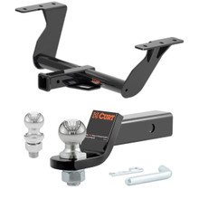 2019-2025 Subaru Forester All CURT Class 3 Trailer Hitch, 2" Receiver + 2" Ball + 1-7/8" Ball Kit