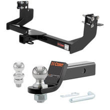 2005-2006 Dodge Sprinter 3500 118 In. Wheel Base with Single Rear Wheels CURT Class 3 Trailer Hitch, 2" Receiver + 2" Ball + 1-7/8" Ball Kit