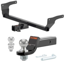 2021-2024 Toyota Venza All CURT Class 3 Trailer Hitch, 2" Receiver + 2" Ball + 1-7/8" Ball Kit
