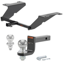 2020-2023 Hyundai Sonata Excluding Hybrid Class 1 Trailer Hitch, 1-1/4" Receiver + 2" Ball + 1-7/8" Ball Kit