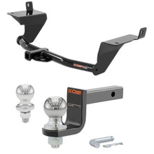 2015 Volkswagen Golf SportWagen TDI Class 1 Trailer Hitch, 1-1/4" Receiver + 2" Ball + 1-7/8" Ball Kit