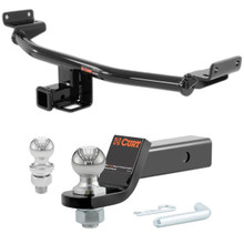 2016-2021 Hyundai Tucson Excluding Night CURT Class 3 Trailer Hitch, 2" Receiver + 2" Ball + 1-7/8" Ball Kit