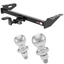 1984-2001 Jeep Cherokee All, Including Sport Class 2 Trailer Hitch, 1-1/4" Ball Mount