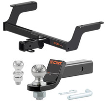 2018-2024 Subaru Crosstrek All CURT Class 3 Trailer Hitch, 2" Receiver + 2" Ball + 1-7/8" Ball Kit