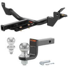 2013-2015 Chevrolet Malibu All Class 2 Hitch, 1-1/4" Receiver + 2" Ball + 1-7/8" Ball Kit