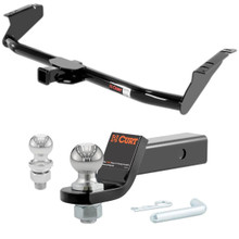 2004-2020 Toyota Sienna All CURT Class 3 Trailer Hitch, 2" Receiver + 2" Ball + 1-7/8" Ball Kit