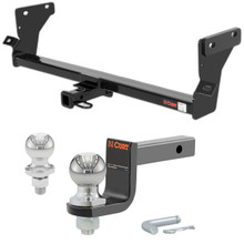 2007-2012 Dodge Caliber Excluding SRT Class 1 Trailer Hitch, 1-1/4" Receiver + 2" Ball + 1-7/8" Ball Kit