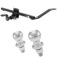 2003-2011 Saab 9-3 Sedan or Convertible with Single Exhaust Class 1 Trailer Hitch, 1-1/4" Ball Mount