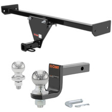 1995-1997 Volkswagen Passat Sedan Class 1 Trailer Hitch, 1-1/4" Receiver + 2" Ball + 1-7/8" Ball Kit