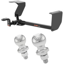 2012-2019 Fiat 500 Excluding Abarth models Class 1 Trailer Hitch, 1-1/4" Ball Mount