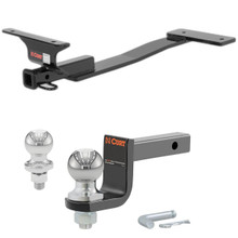 2003-2004 INFINITI G35 Sedan Class 1 Trailer Hitch, 1-1/4" Receiver + 2" Ball + 1-7/8" Ball Kit