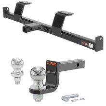 1988-1991 Mazda 929 Sedan Class 1 Trailer Hitch, 1-1/4" Receiver + 2" Ball + 1-7/8" Ball Kit
