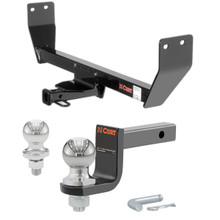 2011-2014 Dodge Avenger All Class 1 Trailer Hitch, 1-1/4" Receiver + 2" Ball + 1-7/8" Ball Kit