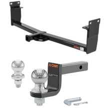 2003-2006 Mitsubishi Outlander All Class 2 Trailer Hitch, 1-1/4" Receiver + 2" Ball + 1-7/8" Ball Kit