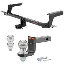 2016-2022 Mazda MX-5 Miata All Class 1 Trailer Hitch, 1-1/4" Receiver + 2" Ball + 1-7/8" Ball Kit