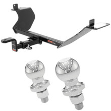 2013-2015 Mitsubishi Lancer Evolution GSR, Sedan Class 1 Trailer Hitch, 1-1/4" Ball Mount