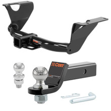 2010-2014 Subaru Legacy Sedan CURT Class 3 Trailer Hitch, 2" Receiver + 2" Ball + 1-7/8" Ball Kit
