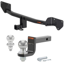 2018-2019 Toyota Prius C All Class 1 Trailer Hitch, 1-1/4" Receiver + 2" Ball + 1-7/8" Ball Kit