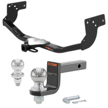 2007-2015 Mazda CX-9 All Class 2 Trailer Hitch, 1-1/4" Receiver + 2" Ball + 1-7/8" Ball Kit