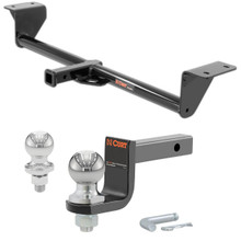 2016-2018 Honda Civic Sedan, excluding center exhaust Class 1 Trailer Hitch, 1-1/4" Receiver + 2" Ball + 1-7/8" Ball Kit
