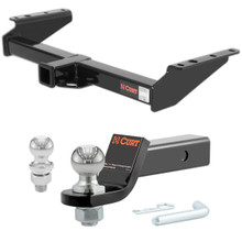 1992-1999 GMC Yukon All CURT Class 4 Trailer Hitch, 2" Receiver + 2" Ball + 1-7/8" Ball Kit