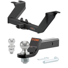 2019-2025 GMC Sierra 1500 With Factory Receiver Xtra Duty CURT Class 5 Hitch, 2" Receiver + 2" Ball + 1-7/8" Ball Kit