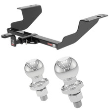 2008-2013 Subaru Impreza Sedan with Dual Exhaust Class 1 Trailer Hitch, 1-1/4" Ball Mount