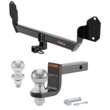 2014-2019 Mini Cooper Base, Hatchback, Except with Spare Tire Class 1 Trailer Hitch, 1-1/4" Receiver + 2" Ball + 1-7/8" Ball Kit
