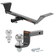 2015-2020 Audi A3 Quattro Sedan Class 1 Trailer Hitch, 1-1/4" Receiver + 2" Ball + 1-7/8" Ball Kit