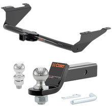 2017-2025 Chrysler Pacifica All CURT Class 3 Trailer Hitch, 2" Receiver + 2" Ball + 1-7/8" Ball Kit