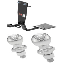 1991-1993 BMW 325i Convertible Class 1 Fixed-Tongue Trailer Hitch with 2" & 1-7/8" Ball