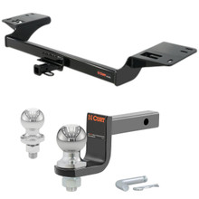 2009-2016 Lincoln MKS All Class 2 Trailer Hitch, 1-1/4" Receiver + 2" Ball + 1-7/8" Ball Kit