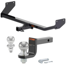 2017-2022 Hyundai Ioniq Excluding electric or plug-in Class 1 Trailer Hitch, 1-1/4" Receiver + 2" Ball + 1-7/8" Ball Kit
