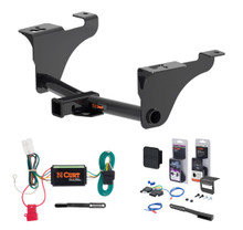 2020 - 2026 Subaru Outback Wagon Curt 2" Class 3 Trailer Tow Hitch + 5-Flat Wiring Kit Tow Boat/Utility Trailer with Surge Brakes 13570