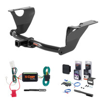 2014 - 2019 Subaru Outback Wagon Curt 1-1/4" Class 2 Trailer Tow Hitch + 5-Flat Wiring Kit Tow Boat/Utility Trailer with Surge Brakes 12136
