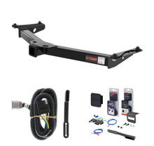 2001 - 2002 Toyota 4Runner Curt 2" Class 3 Trailer Tow Hitch + 5-Flat Wiring Kit Tow Boat/Utility Trailer with Surge Brakes 13087