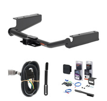2020 - 2026 Toyota Highlander Excluding XSE Curt 2" Class 3 Trailer Tow Hitch + 5-Flat Wiring Kit Tow Boat/Utility Trailer with Surge Brakes 13460